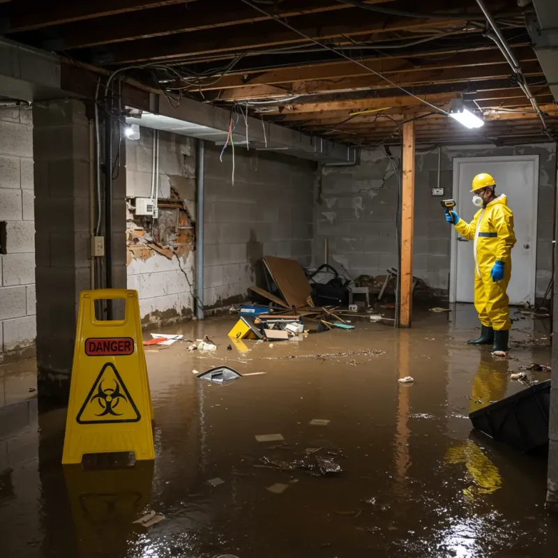 Flooded Basement Electrical Hazard in Sultan, WA Property